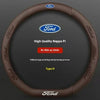 Carbon Fiber Steering Wheel Cover for Ford Models