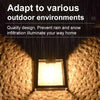 Solar-Powered LED Wall Light with Motion Sensor