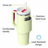 Insulated Stainless Steel Travel Tumbler with Straw Lid