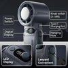 Foldable 3-in-1 Handheld Fan with Digital Display