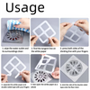 Self-Adhesive Drain Sticker Filter for Hair, Bugs, and Debris