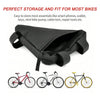 Waterproof Bicycle Frame Triangle Bag with Secure Straps