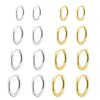 Classic Stainless Steel Hoop Earrings