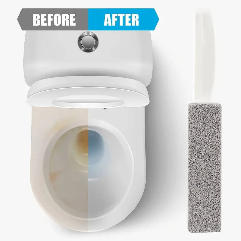 Pumice Stone with Handle for Toilet, Tile and Stain Removal