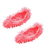 Chenille Dust Mop Slippers for Hands-Free Floor Cleaning