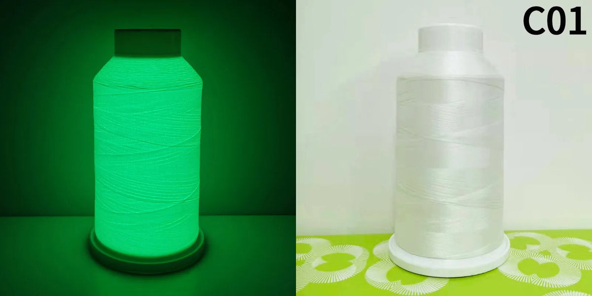 Glow-in-the-Dark Embroidery Thread for Sewing Projects