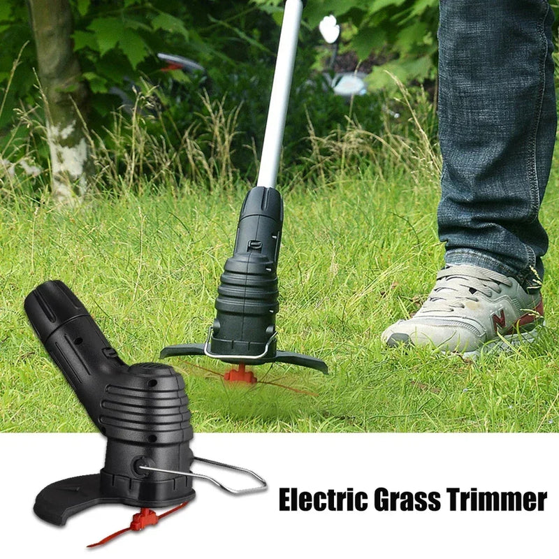 Cordless Electric Grass Trimmer with Adjustable Shaft