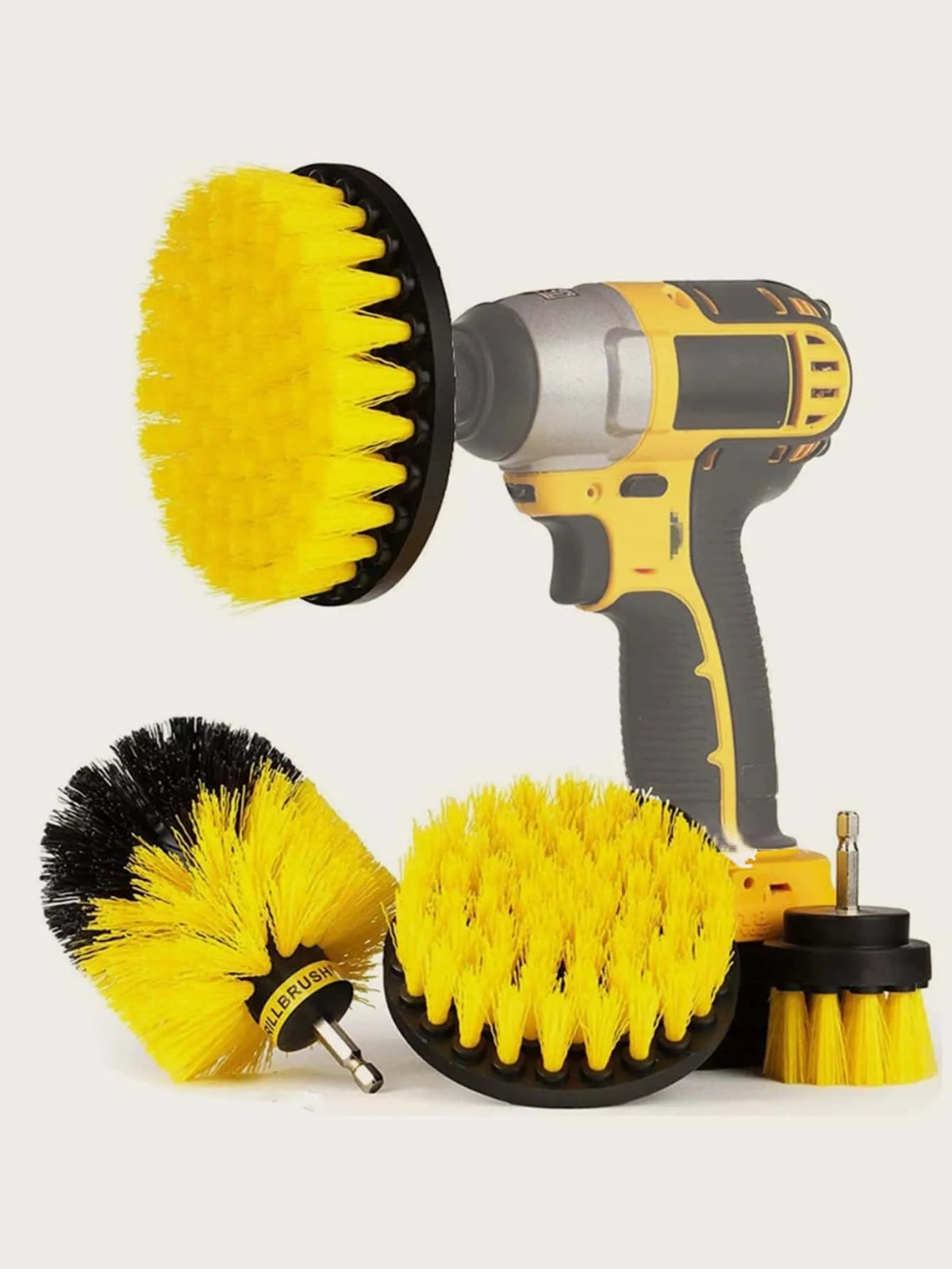 Rotary Drill Brush Cleaning Kit for Deep Scrubbing