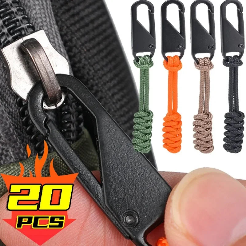 Colorful Detachable Zipper Pulls with Lanyard