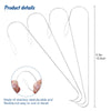 Large Eye Curved Beading Needles for Jewelry Making (5.3 Inch)