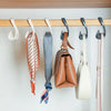 Space-Saving Closet Organizer Hooks for Bags, Hats & Scarves
