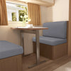 Stretchable RV Dinette Cushion Cover Set - 2 Piece Bench & Backrest Protector