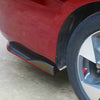 Universal Car Rear Bumper Splitters with Carbon Fiber Finish