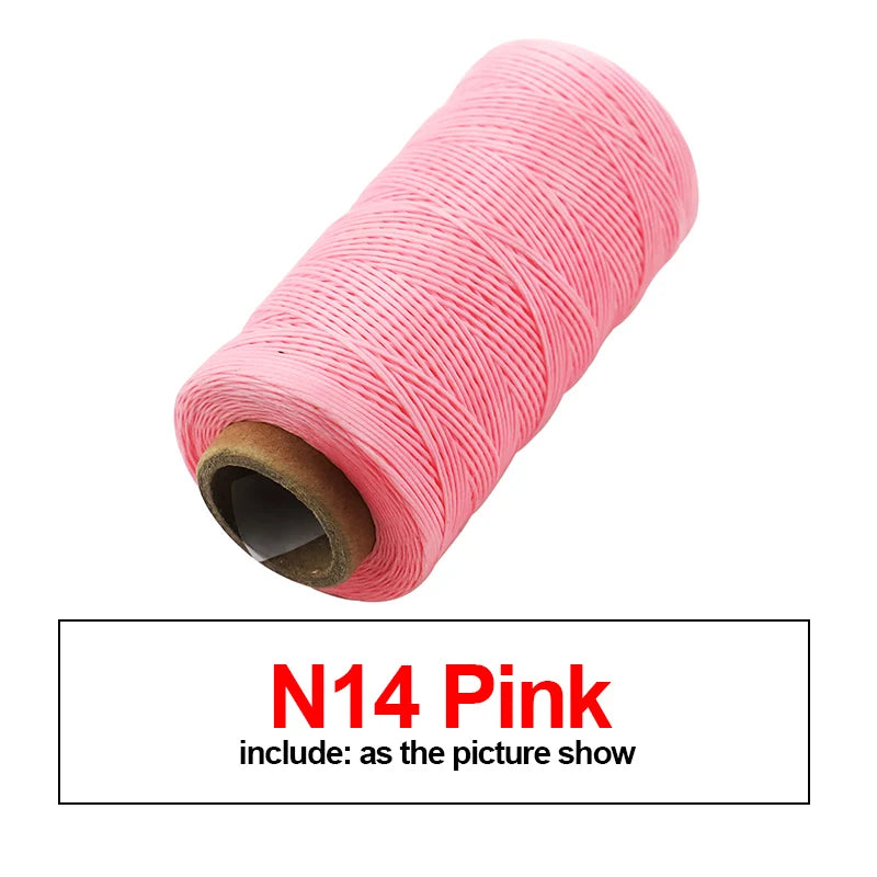 Flat Waxed Thread Spool for Leathercraft and DIY Projects