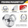 Heavy-Duty Neodymium Fishing Magnet for Recovery & Treasure Hunting