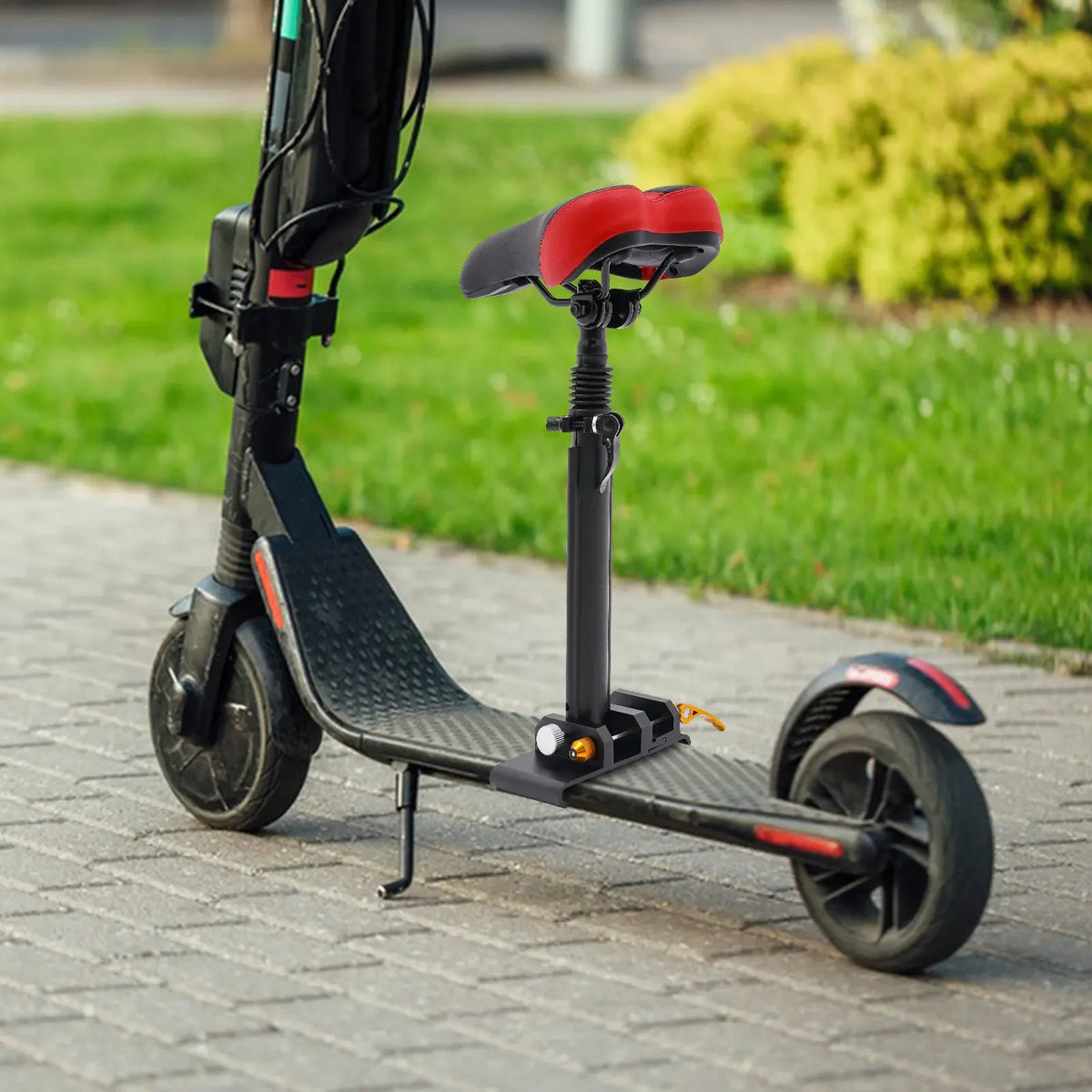 Comfortable Folding Seat for Electric Scooters with Adjustable Height