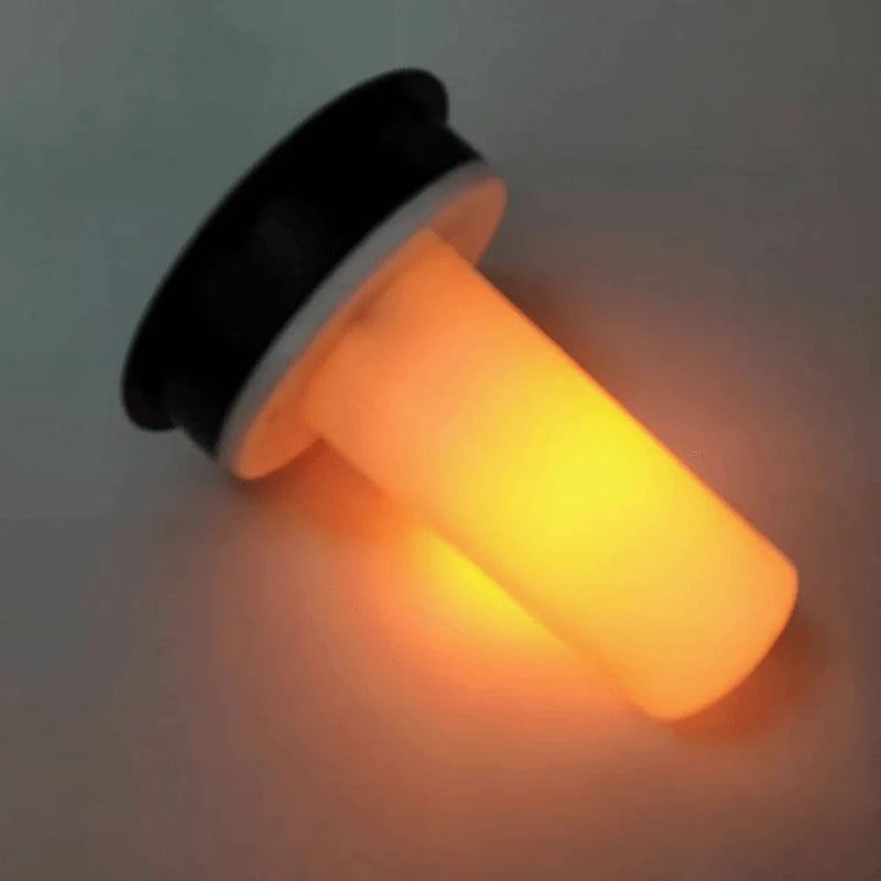 Dôme de Lanterne Solaire à Flamme Scintillante