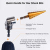 105° Right Angle Drill Attachment with Hex Shank Socket Adapter Set