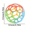 Cutout Design Sensory Grip Ball for Baby Development