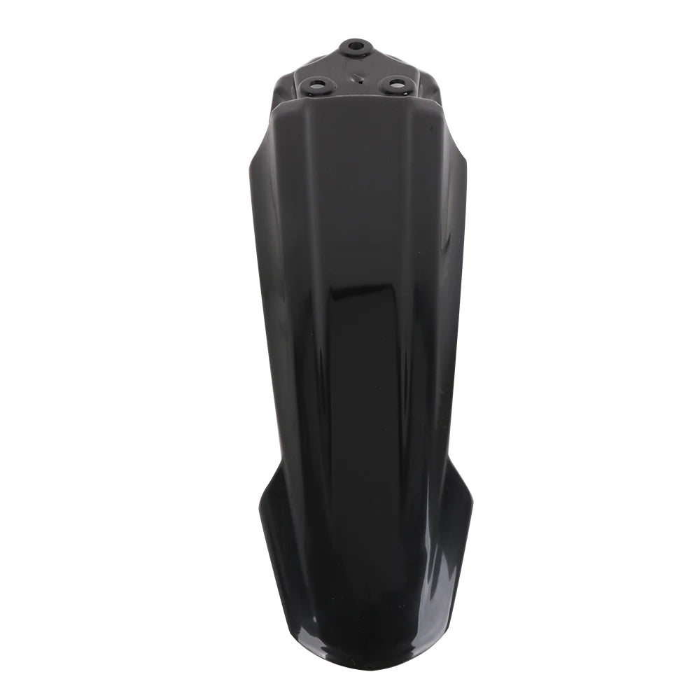 Black universal front and rear fender for Sur-Ron electric dirt bikes