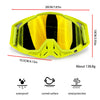 Motorcycle & Off-Road Sports Goggles with Anti-Fog Shield