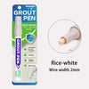 A tube of grout pen with a light purple body and a gold cap, showing the tip for repair and lasting grout work.