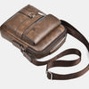 Vintage Leather Messenger Bag for Men – Classic Crossbody Shoulder Bag