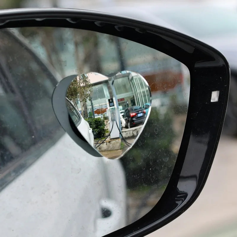 Heart-Shaped Car Blind Spot Mirrors (2-Pack)