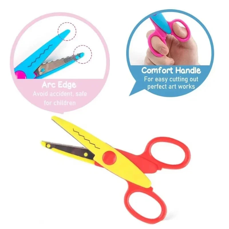 Decorative Wavy Pattern Scissors for Paper Crafts
