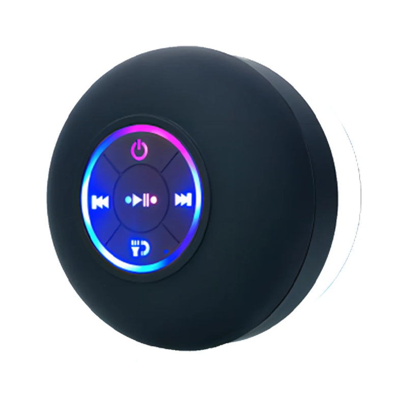 Portable Waterproof Bluetooth Speaker with LED Lights