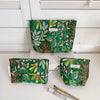 Vintage Floral Cosmetic Bag - Portable Makeup & Toiletry Organizer