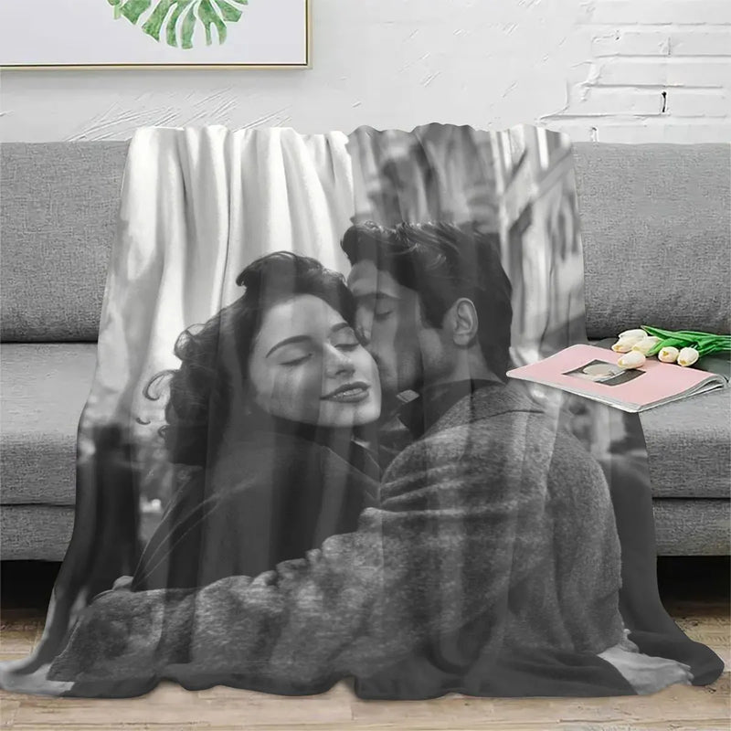 Personalized Photo Flannel Blanket