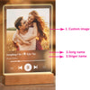 Personalized Spotify Music Photo Plaque with LED Night Light