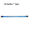 A blue magnetic tool holder strip measuring 24 inches, sold as one piece.