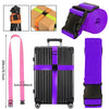 Secure Adjustable Luggage Strap with Combination Lock