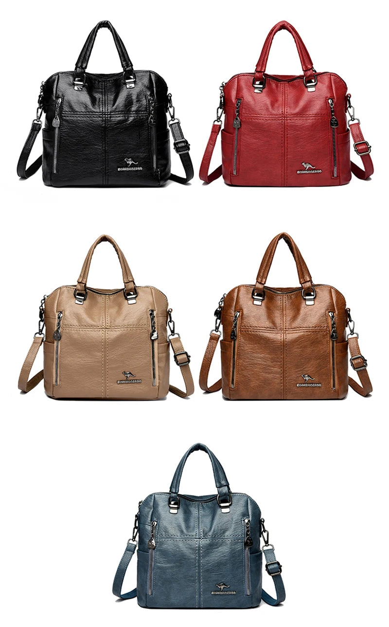 Vintage-Inspired Crossbody Bag with Roomy Interior