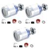 Stainless steel kitchen faucet water filter with splash guard and various replacement parts
