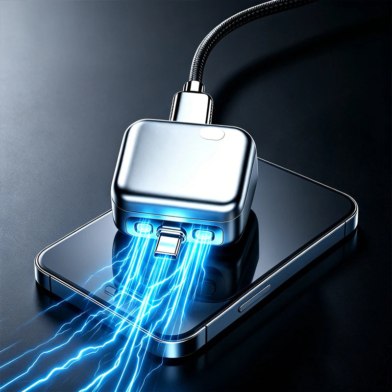 Intelligenter Auto-Abschalt-Schutz für USB-C- und Lightning-Ladegeräte (140 W)