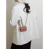 Mini Magnetic Crossbody Bag with Letter Flap and Chain Strap