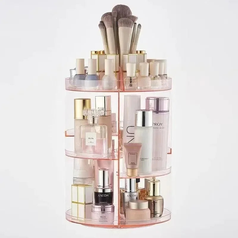 360° Rotating Acrylic Makeup Organizer