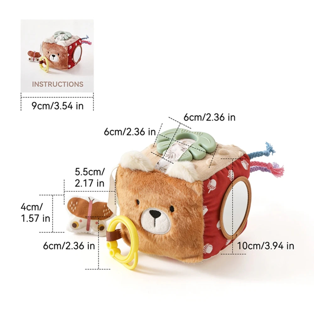 Montessori Sensory Tissue Box Toy with Soft Scarves