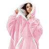Oversized Flannel & Sherpa Blanket Hoodie