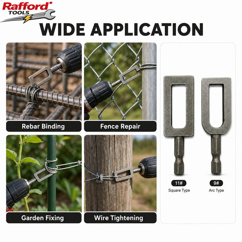 Hex Shank Wire Twister Drill Attachment