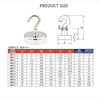 Magnetic Hooks for Metal Surfaces (5-Pack)