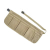 Tan heavy-duty tool apron with twelve pockets for gardening and work