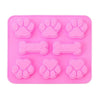 Pet Paw Print Silicone Mold Set for Baking and Treats