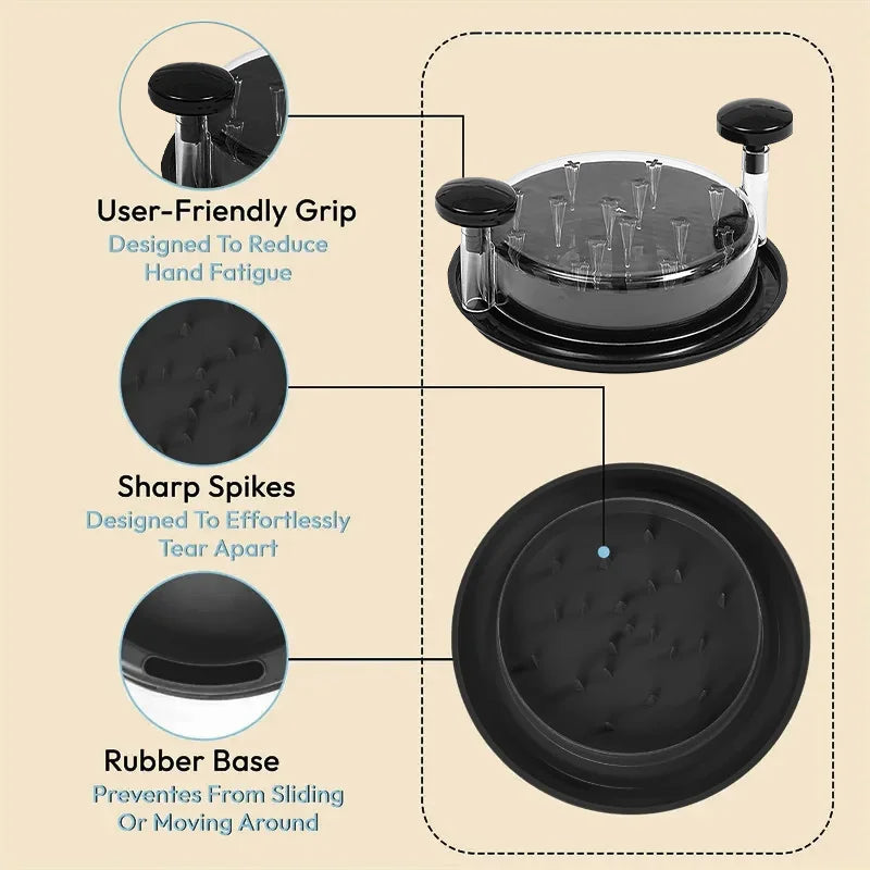 Manual Meat Shredder with Lid