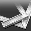Aluminum Alloy 90-Degree Square Ruler for Woodworking