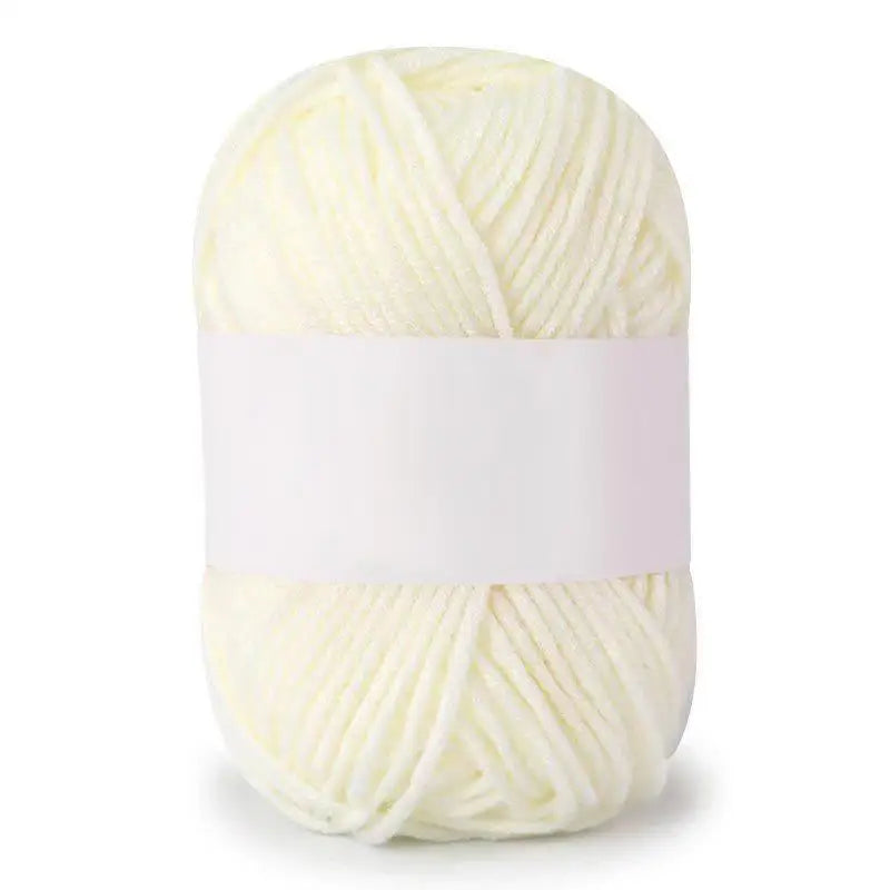 Soft Milk Cotton Knitting Yarn – Anti-Pilling 4ply Yarn for Crochet & Knitting