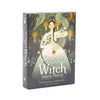 A box of Seasons of the Witch tarot card deck and guidebook featuring an illustration of a witch.
